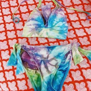 tie dye bikini